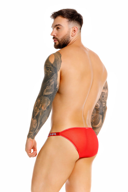 JOR Frost Mesh Bikini Brief - Red