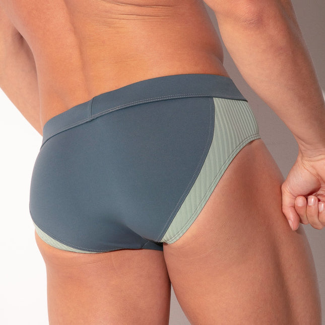 Code 22 San Francisco Enhancing Swim Brief 26091 - Grey