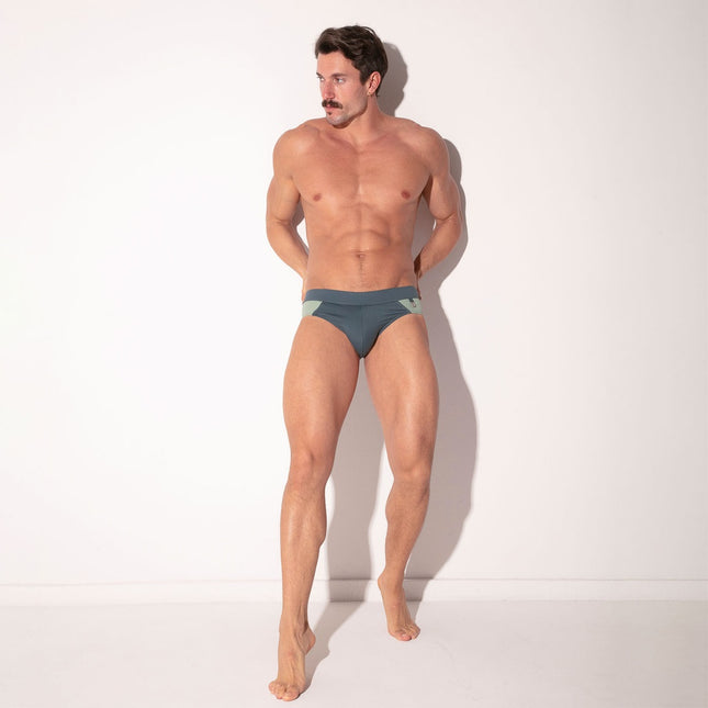 Code 22 San Francisco Enhancing Swim Brief 26091 - Grey