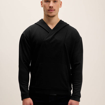 Ron Tomson Weekend Hooded Sweater - Black