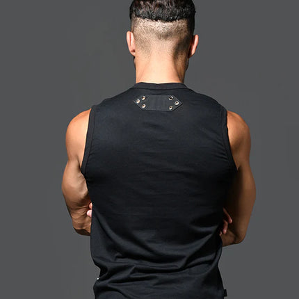Andrew Christian 2993 muscle sleeveless t-shirt black