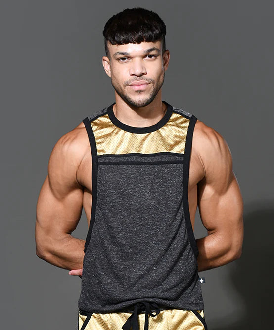 Andrew Christian 2997 Action muscle tank black
