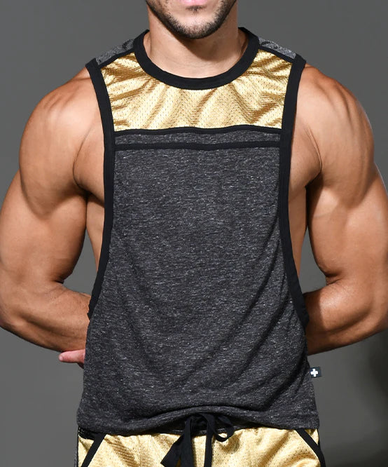 Andrew Christian 2997 Action muscle tank black