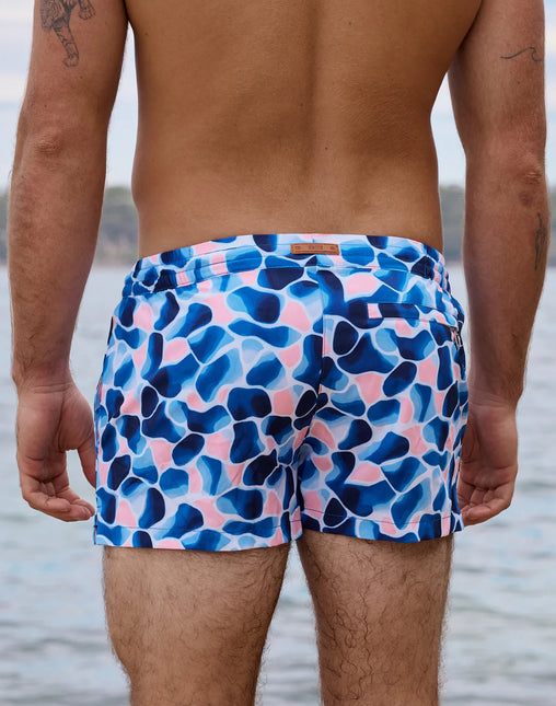 2eros Bronte 3-inch Swim Shorts - Abstract Blue