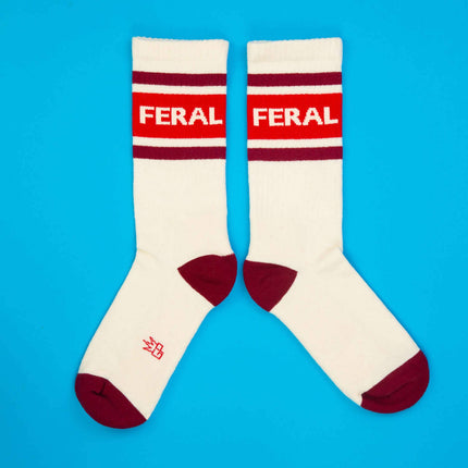 Gumball Poodle Feral Gym Crew Socks