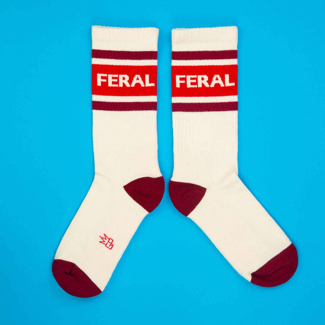 Gumball Poodle Feral Gym Crew Socks