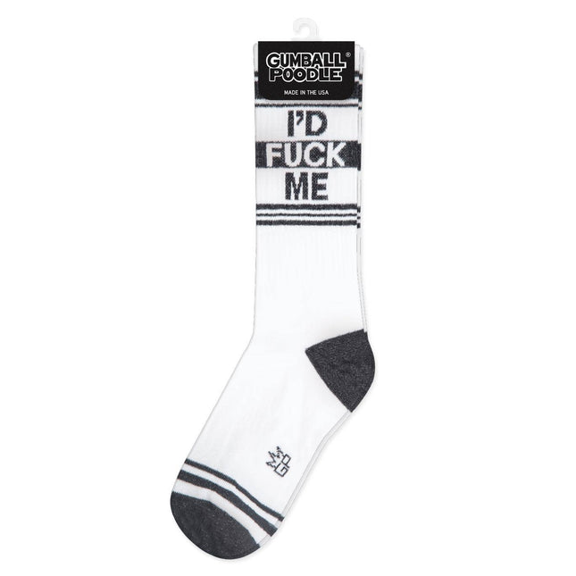 Gumball Poodle I'd Fuck Me Gym Crew Socks