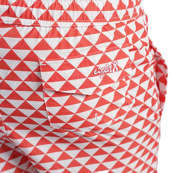 Eight X Triangle Breeze 4-Inch Swim Shorts - Red
