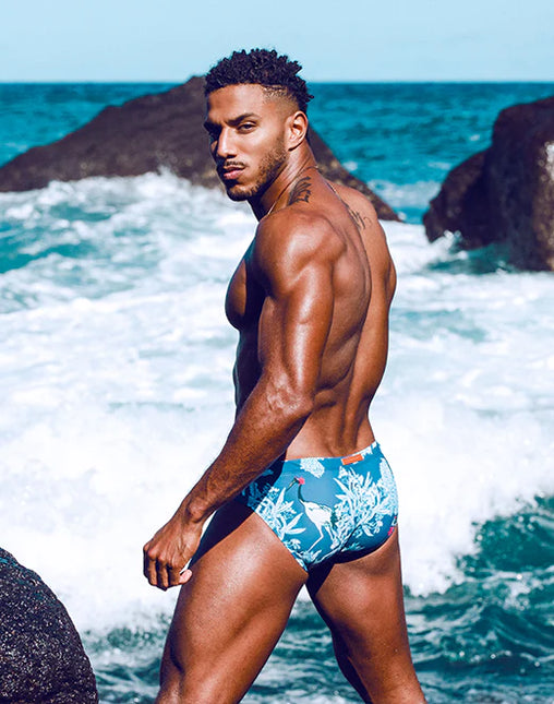 2eros Orient Dream swim brief blue size S