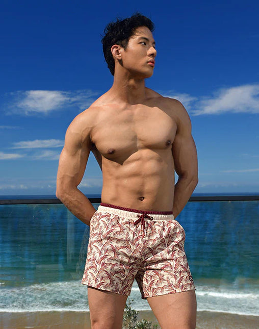 2eros Byron Pastel Hawaii 3" swim short size XL