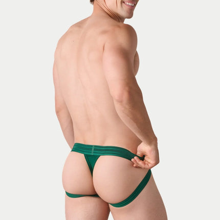 AWRY Axis Jockstrap Thong - Dark Green