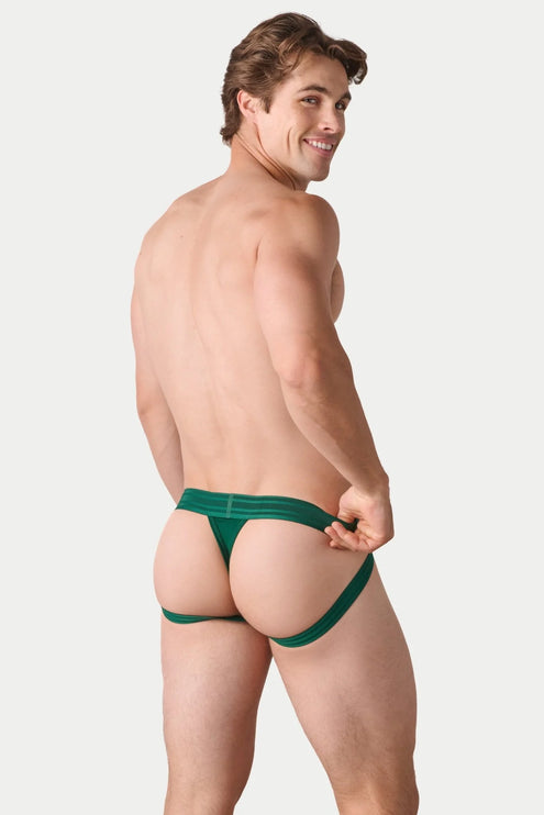 AWRY Axis Jockstrap Thong - Dark Green