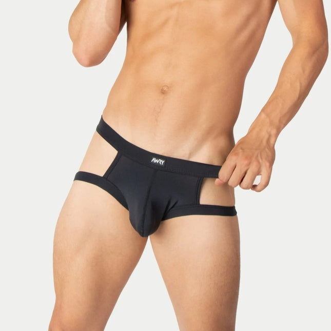 AWRY Impulse Jock Thong - Black