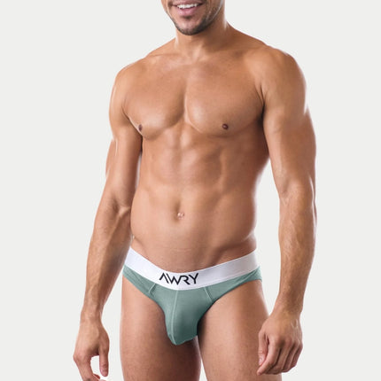AWRY Pocket Enhancing Bamboo Brief - Soft Teal