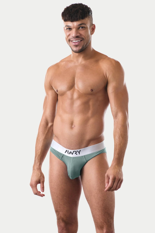 AWRY Pocket Enhancing Bamboo Brief - Soft Teal