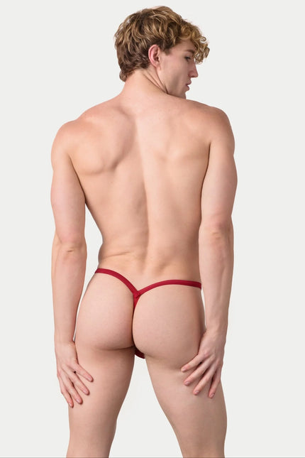 AWRY Pulse V-String Thong - Maroon