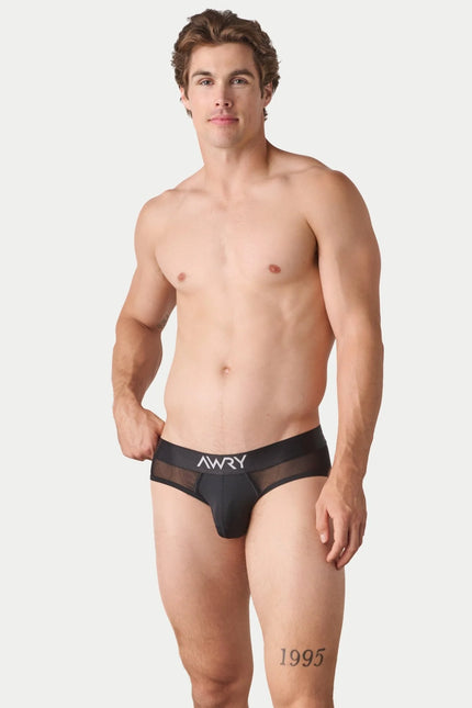AWRY Reveal Mesh Brief - Black