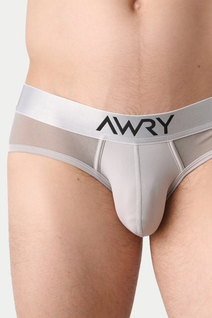 AWRY Reveal Mesh Brief - Silver