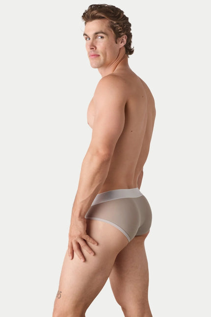 AWRY Reveal Mesh Brief - Silver