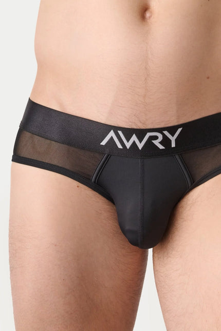 AWRY Reveal Mesh Brief - Black