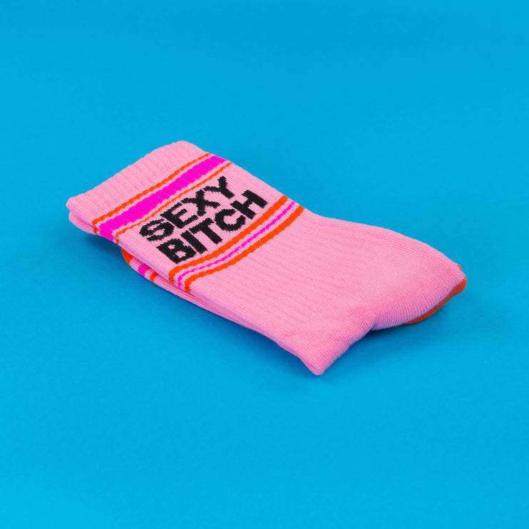 Gumball Poodle Sexy Bitch Gym Crew Socks