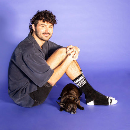 Gumball Poodle Daddy Gym Crew Socks