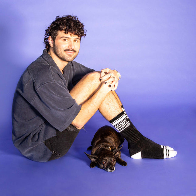 Gumball Poodle Daddy Gym Crew Socks