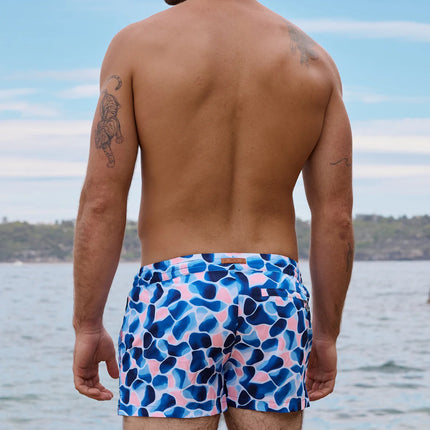 2eros Bronte 3-inch Swim Shorts - Abstract Blue