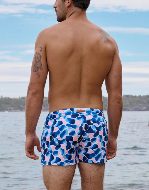 2eros Bronte 3-inch Swim Shorts - Abstract Blue