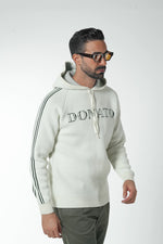 Donato Perola hooded pullover white