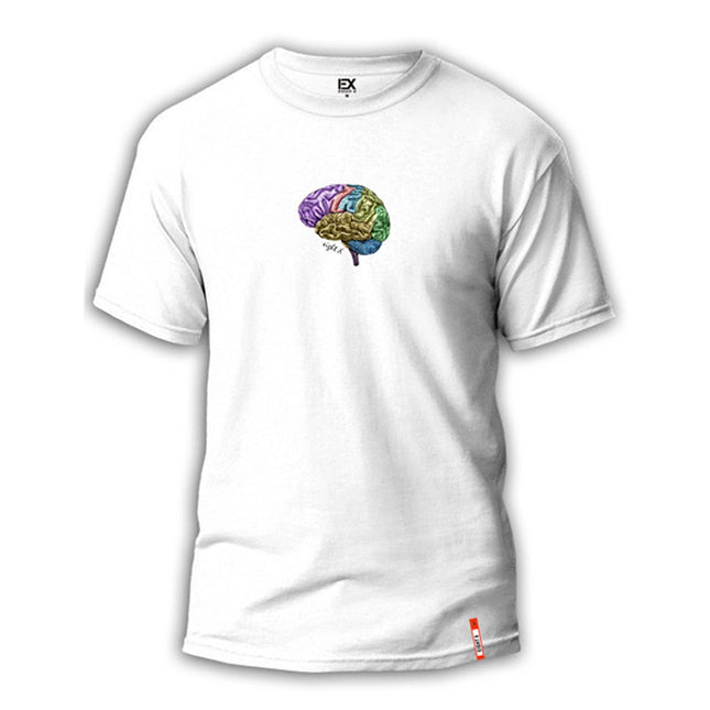Eight X Brain graphic t-shirt white size XL