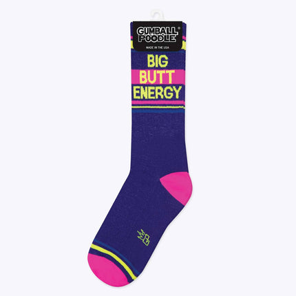 Gumball Poodle Big Butt Energy Crew Socks
