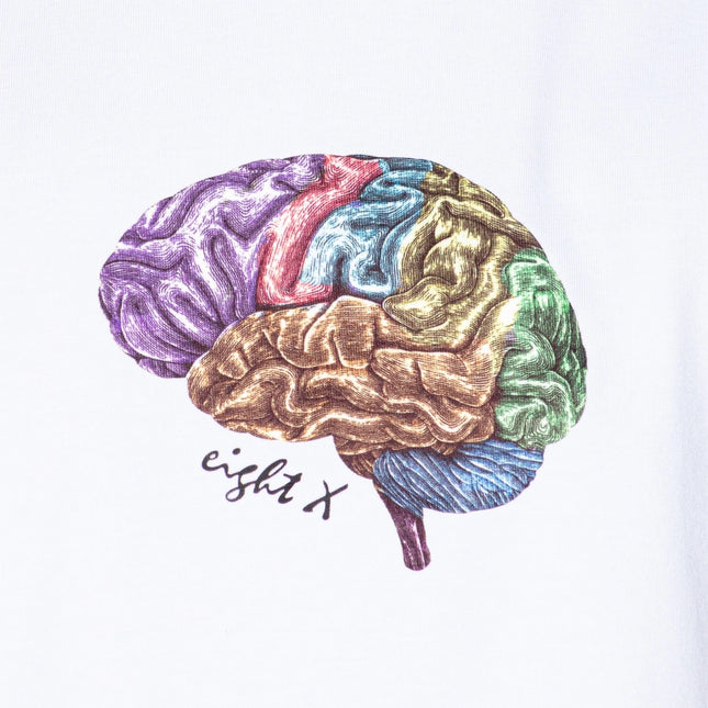 Eight X Brain graphic t-shirt white size XL