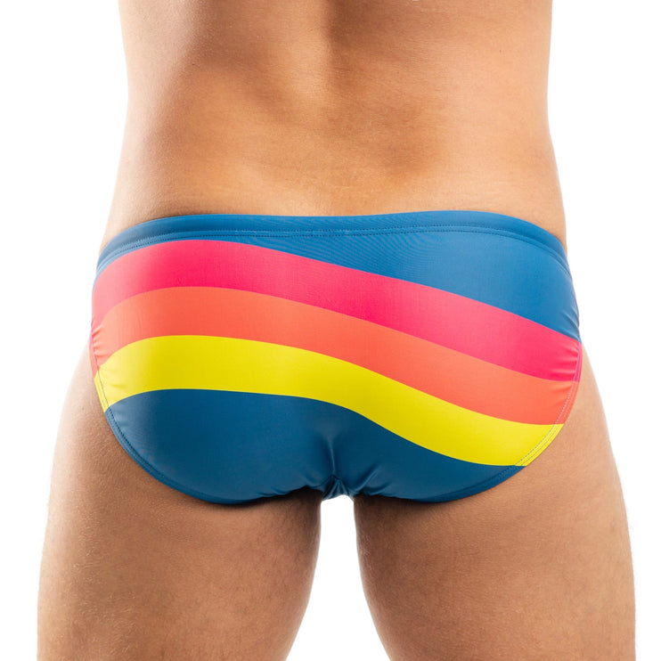 THK The 70's Are Back Swim Brief - Blue