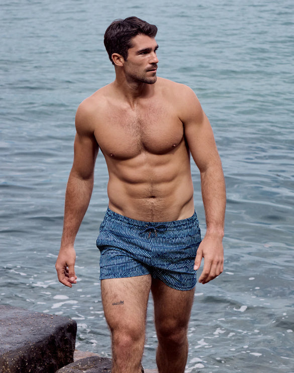 2eros Bronte 3" swim short Naiad navy