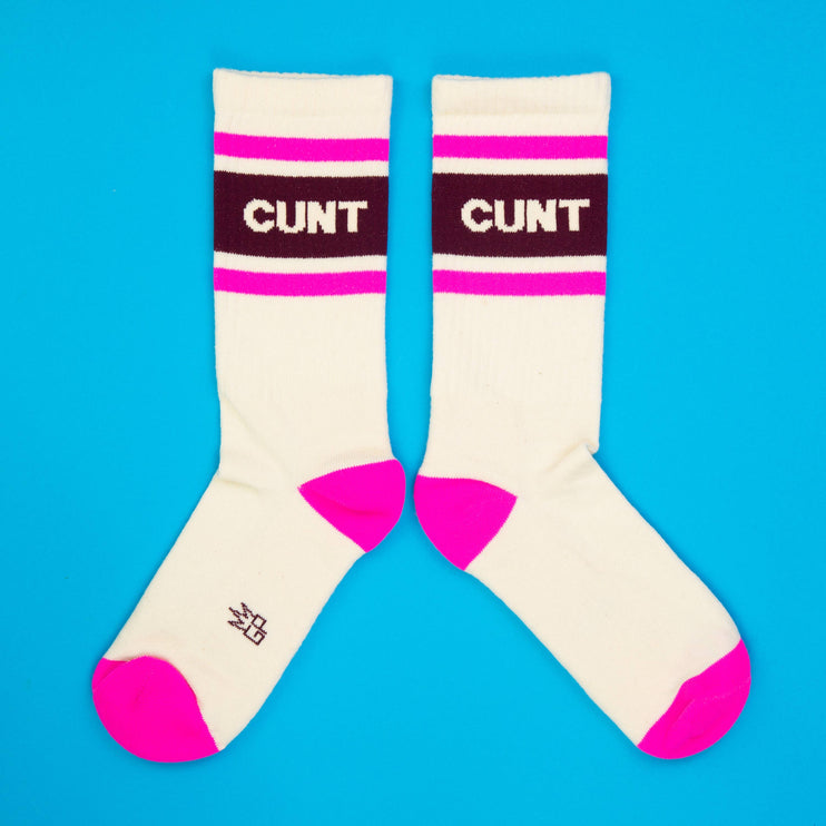 Gumball Poodle Cunt Gym Crew Socks