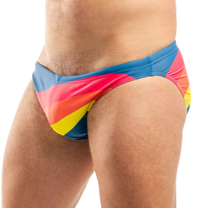 THK The 70's Are Back Swim Brief - Blue