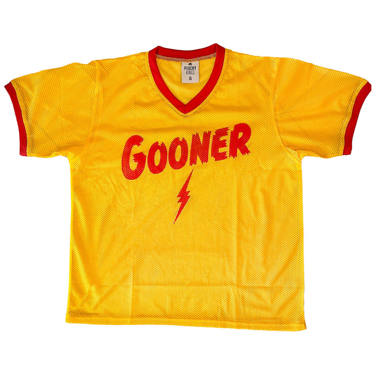 Peachy Kings Gooner Mesh Football Jersey - Yellow