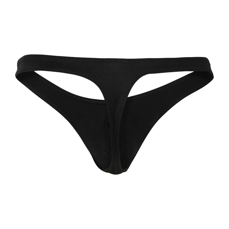 Sexy Boy Super-Low Rise Thong - Black