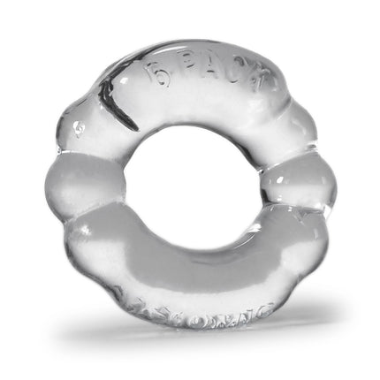 Oxballs 6-Pack-Grip Cockring - Clear