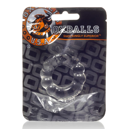 Oxballs 6-Pack-Grip Cockring - Clear