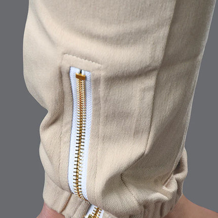 Andrew Christian 6835 Skinny Chino Jogger Pants khaki