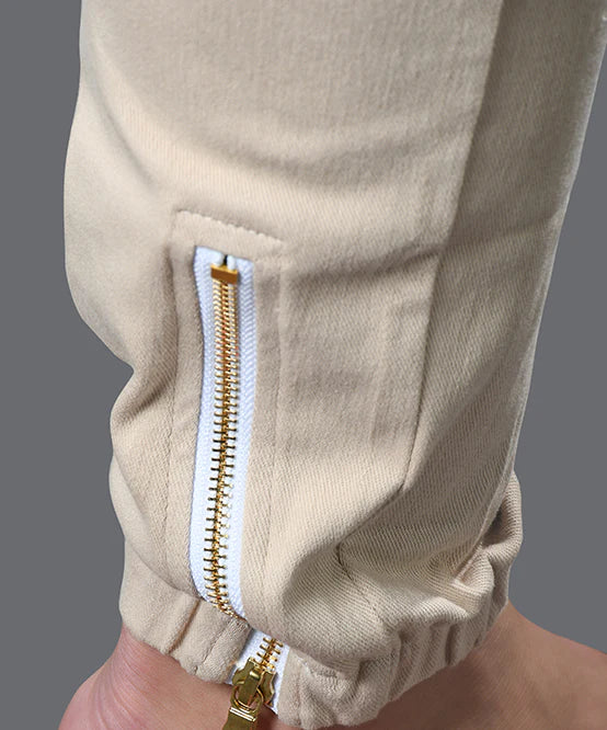 Andrew Christian 6835 Skinny Chino Jogger Pants khaki