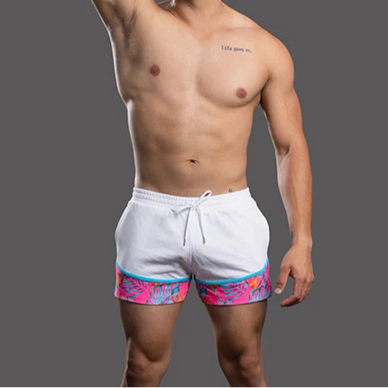 Andrew Christian 6903 Miami Cabana Boy Beach 4" short white