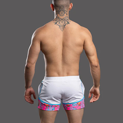 Andrew Christian 6903 Miami Cabana Boy Beach 4" short white