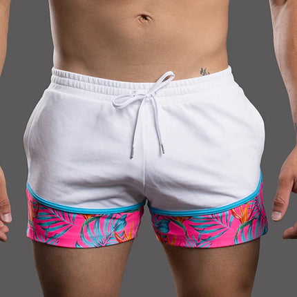 Andrew Christian 6903 Miami Cabana Boy Beach 4" short white