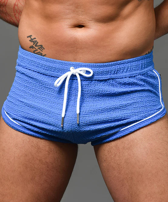 Andrew Christian 6904 Miami Cabana Boy Poolside 3" short blue