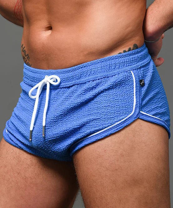 Andrew Christian 6904 Miami Cabana Boy Poolside 3" short blue