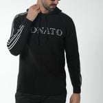 Donato Perola hooded pullover black