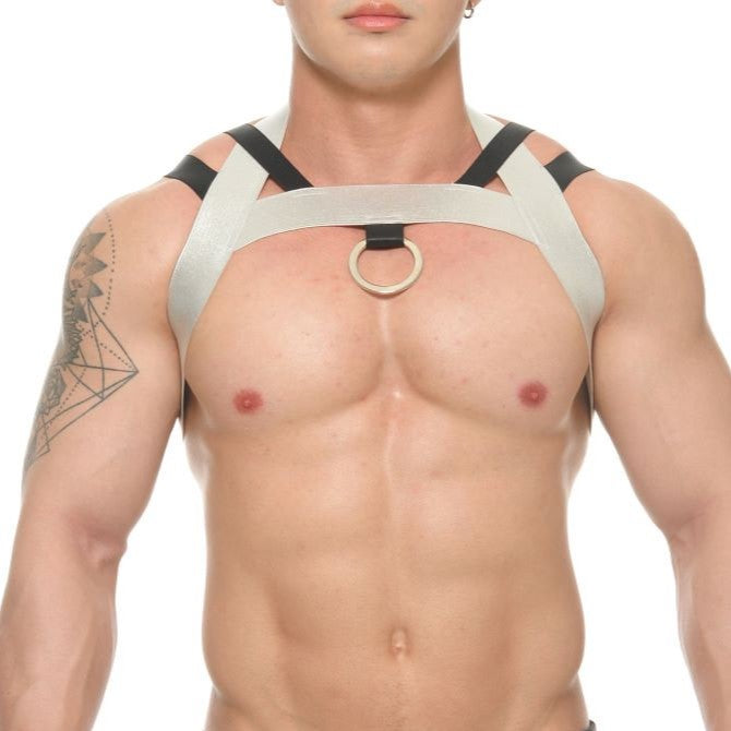 STUD Faust chest party harness silver